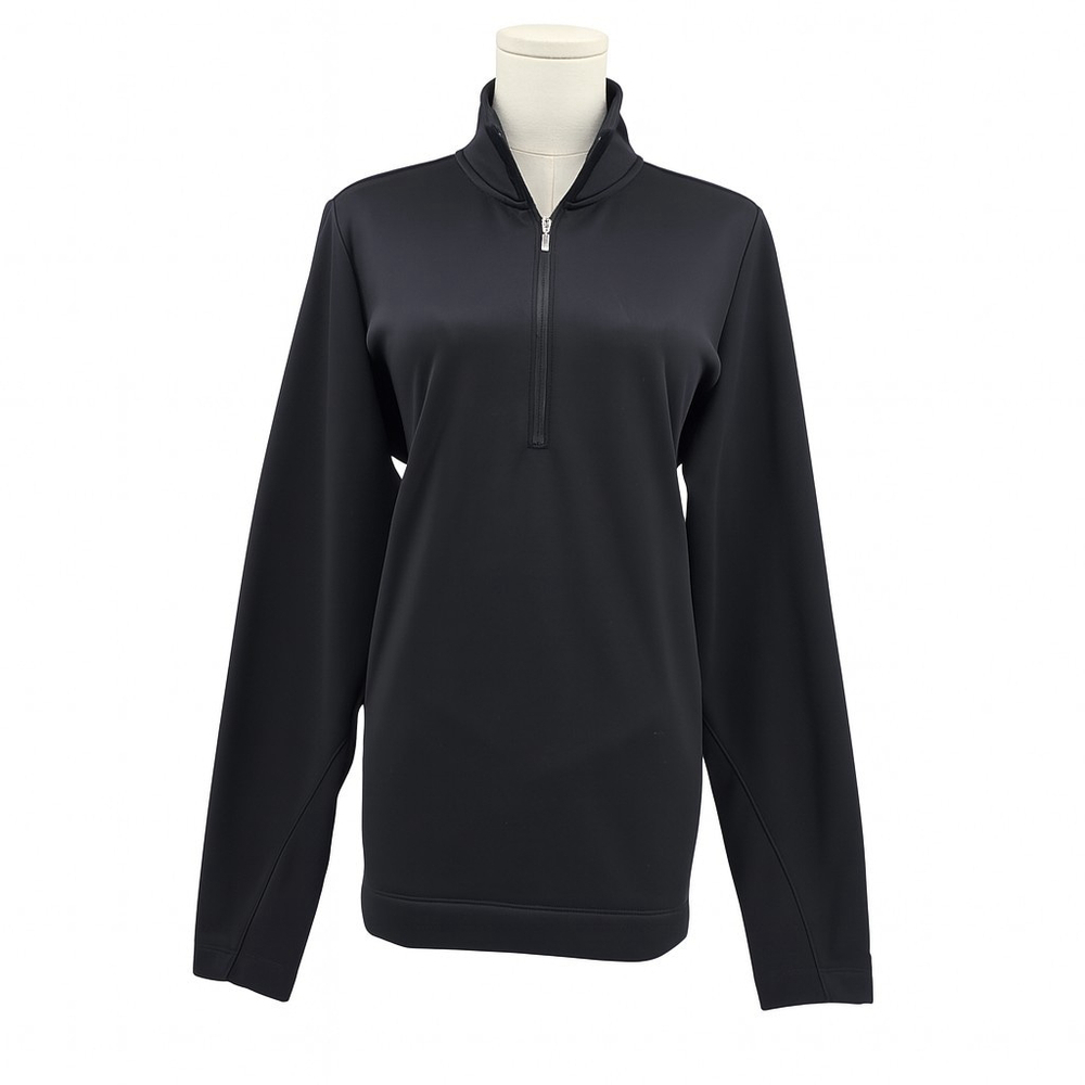 Gorp Nike Golf 1/4 Zip Pullover Mens XL Black Therma-FIT Fleece Lined Layer